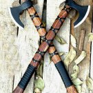 custom handmade carbon steel hunting Viking axe wood handle gift for him groomsmen gift