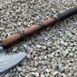 custom handmade damascus steel hunting viking axe natural wood handle gift for him groomsmen gift