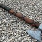 custom handmade damascus steel hunting viking axe natural wood handle gift for him groomsmen gift