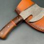 custom handmade damascus steel mini hunting axe hard wood handle gift for him groomsmen gift