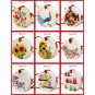 authentic round rattan bag decoupage motif 1
