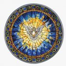 The Holy Spirit Window Roundel Glass Sun Catcher Suncatcher 6"