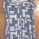 LuLaRoe Disney Aztec Blue Mickey Mouse Classic T Large