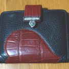 Brighton Black Leather W/ Red Heart & Silver Photo Case Album Holder Book . Brighton Black Leather W/ Red Heart & Silver Photo Case Album Holder Book .