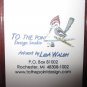 To The Point Design Studio Sun Conure Parrot Bird Sketch Bookmark 1