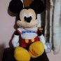 Disney Store Mickey Mouse Wearing San Francisco Tee Shirt Stuffed Plush 17" NEW