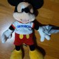 Disney Store Mickey Mouse Wearing San Francisco Tee Shirt Stuffed Plush 17" NEW