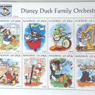Intl Collect Soc Disney Happy Birthday Donald Family Orchestra Stamps MDF#3350