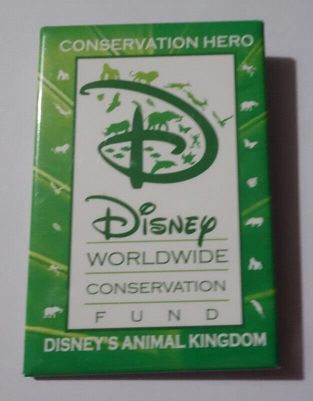 Disney Conservation Hero Worldwide Conservation Fund Animal Kingdom Button