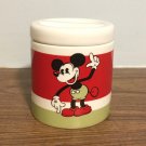 Disney Shopping Mickey Mouse Ceramic Vanity Cotton Ball Jar Holder Disney Shopping Mickey Mouse Ceramic Vanity Cotton Ball Jar Holder