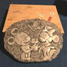 Disney EPCOT Flower & Garden Festival 2016 Mickey & Minnie Oval Stepping Stone Disney EPCOT Flower & Garden Festival 2016 Mickey & Minnie Oval Stepping Stone