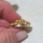 Festive Round 26mm Two Strand Gold Box Clasp with Colored Stones 1