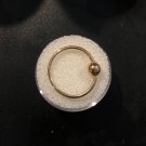 14K Solid GOLD 16g 16mm Captive Bead Ring Body Piercing Ear Nipple Conch Daith 14K Solid GOLD 16g 16mm Captive Bead Ring Body Piercing Ear Nipple Conch Daith