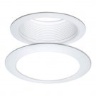 Lot of 4 Halo E-series 6” White Baffle Recessed Light Trim RE-6100WB  NWOB