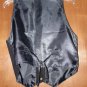 Mickey Unlimited Black Mickey Mouse Suede Vest Size S/M Small / Medium