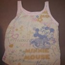 Disneyland Resorts Pink Kissin Mickey & Minnie Mouse Tank Top Shirt Med NWOT
