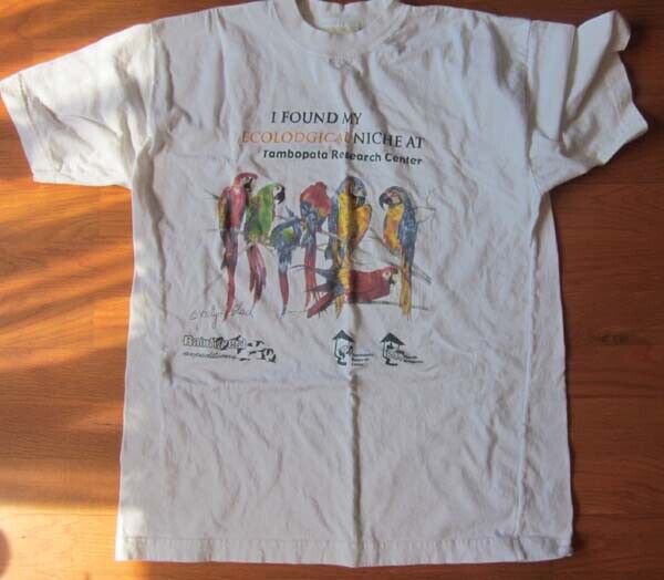 Rainforest Expeditions I Found My Niche Tambopata Research Parrot Shirt Small
