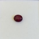 Oval Ruby 6x5mm  .60cts