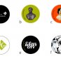 JCM One-inch Buttons (various designs)