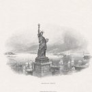 Statue of Liberty Vignette Engraving