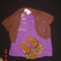 GYMBOREE~COLORFUL PARADISE~TOP~SHRUG~SZ 6~SANDALS 11