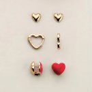 A Heart of Gold Earring Pack - Three-pair Set Birthday Christmas Valentine day gift