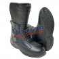 Black Design Men's Motorbike shoes Made of Leather Racing Motorcycle Boots