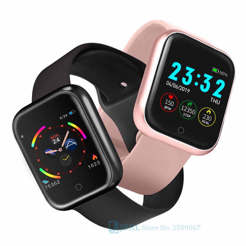 Touch Screen Fitness Tracker Smartwatch with Heart Rate Monitor, Step Counter