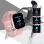 Touch Screen Fitness Tracker Smartwatch with Heart Rate Monitor, Step Counter