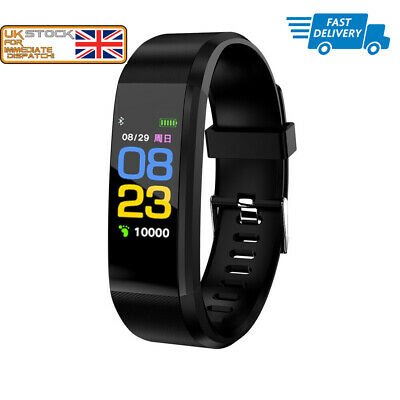 Activity Tracker Heart Rate Monitor Pedometer Fitness Bands Bracelet  Watch