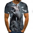 Funky Men's Halloween Custom T-Shirt Men Boyfriend Gift Creepy Hand Graphic Tees T Shirts