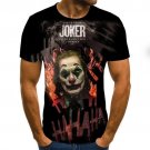 Mens Halloween Costume Joker T-Shirt Graphic Tee Shirts Mens Cotton Tees