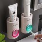 Multifunctional Wall-Mounted Toothbrush Holder, Automatic Toothpaste Dispenser