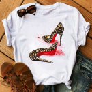 Cute Shoes Graphic T Shirts Winter Clothes For Women Custom Made Shirts 10014
