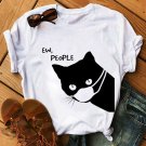 Cute Cat Pet Meo Graphic T Shirts Funny Kitty Custom Made T Shirts