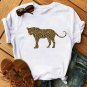Cute Animal Graphic Design T Shirts Funny Tiger Custom Made Leopard Print Shirts