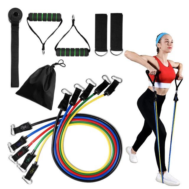 ã2021 Newestã 150LB Resistance Bands Set for Home Workouts, Physical Therapy