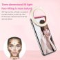 Selfie Light for iPhone & Android, Portable Clip on Ring Selfie Light Flash with Rechargeable LED