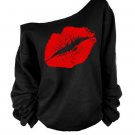 Cozy Winter Casual Outfits | Women's Plus Size Long Sleeve Sweatshirt Graphic Cotton Tee Shirts