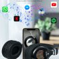 Foldable Bluetooth Headset, Noise Cancelling Stereo Neckband Bluetooth Earphones