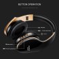 Latest Neckband Headphones With Mic, Foldable Bluetooth Lightweight Retractable Neckband Headset