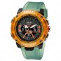 Ultra-Thin Minimalist Sports Waterproof Digital Watches Men with Rubber Strap