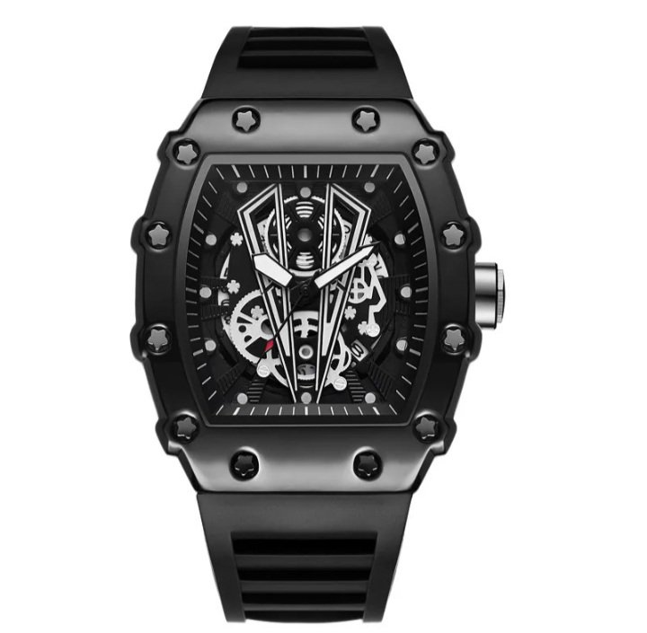 Automatic Skeleton Watches for Men Mechanics Self Winding Luxury Style