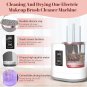 Electric Makeup Brush Cleaner Machine With Makeup Brush Dryer-Holder