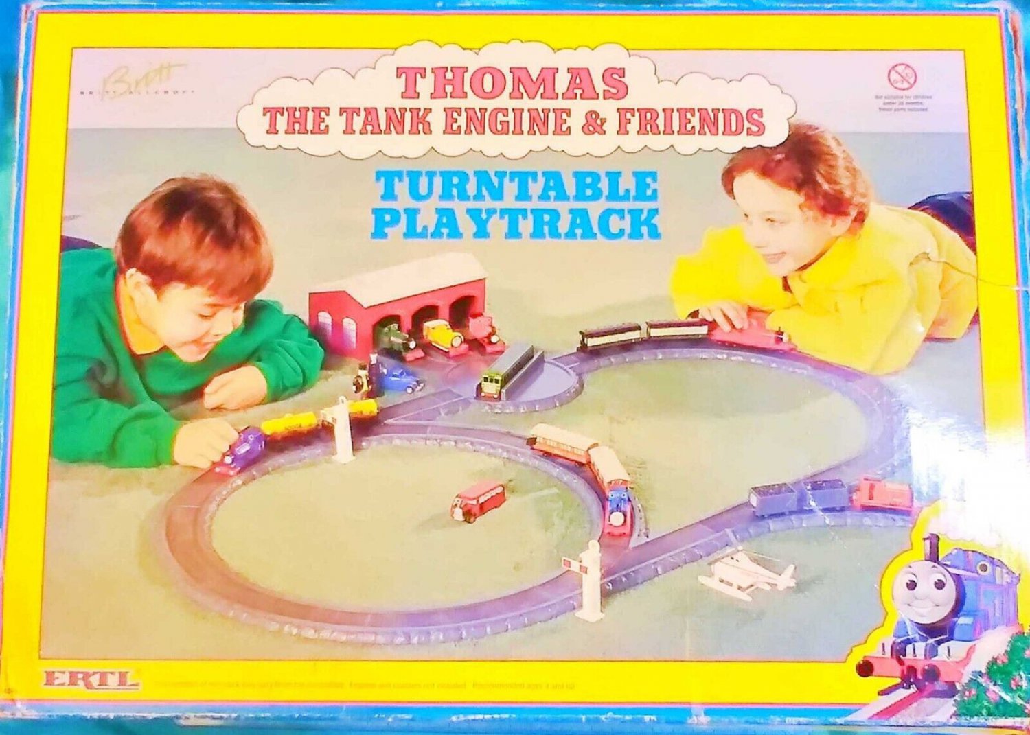 THOMAS THE TANK ENGINE & FRIENDS Turntable Playtrack 1996 Ertl Complete