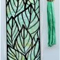 Bookmark - Green Leaves