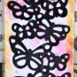 Bookmark - Butterflies on a Painted Background