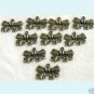 10 Pcs Antique Bronze Bow Chandelier Earring Findings