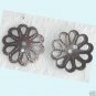 50 Pieces 14mm Antique Cooper Filigree Flat Bead Caps