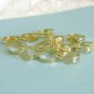 20 pcs Gold Color Blank Adjustable Ring  With 8mm pad